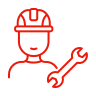 A person with a spanner
