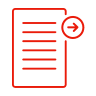 A document with an arrow next to it