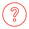 A circle with a question mark inside